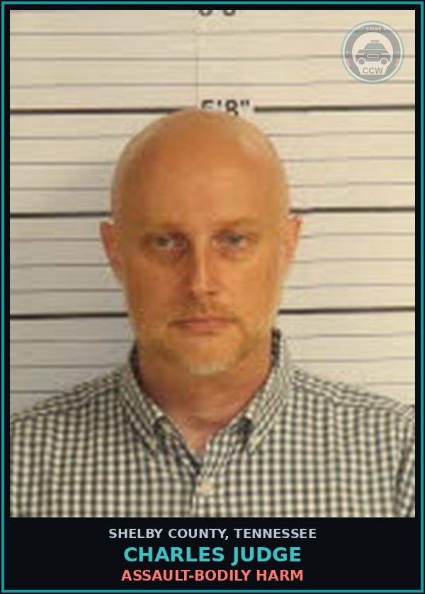 Booking mugshot of CHARLES JUDGE in Shelby County