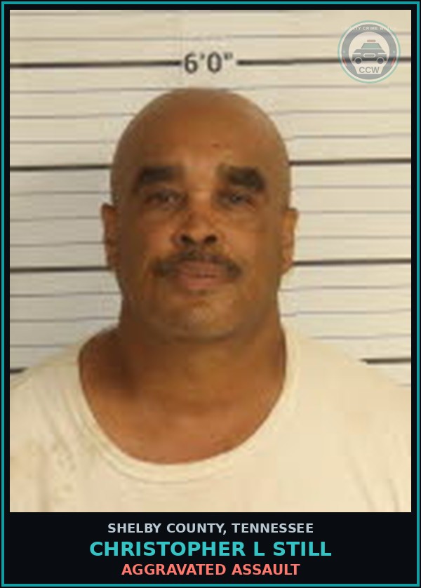 Booking mugshot of CHRISTOPHER L STILL in Shelby County