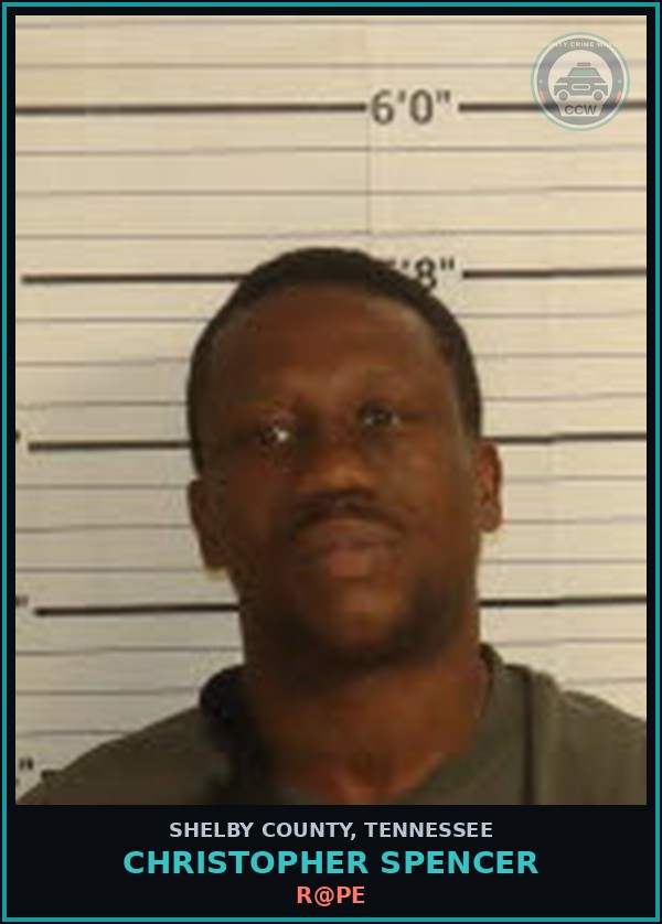 Booking mugshot of CHRISTOPHER SPENCER in Shelby County