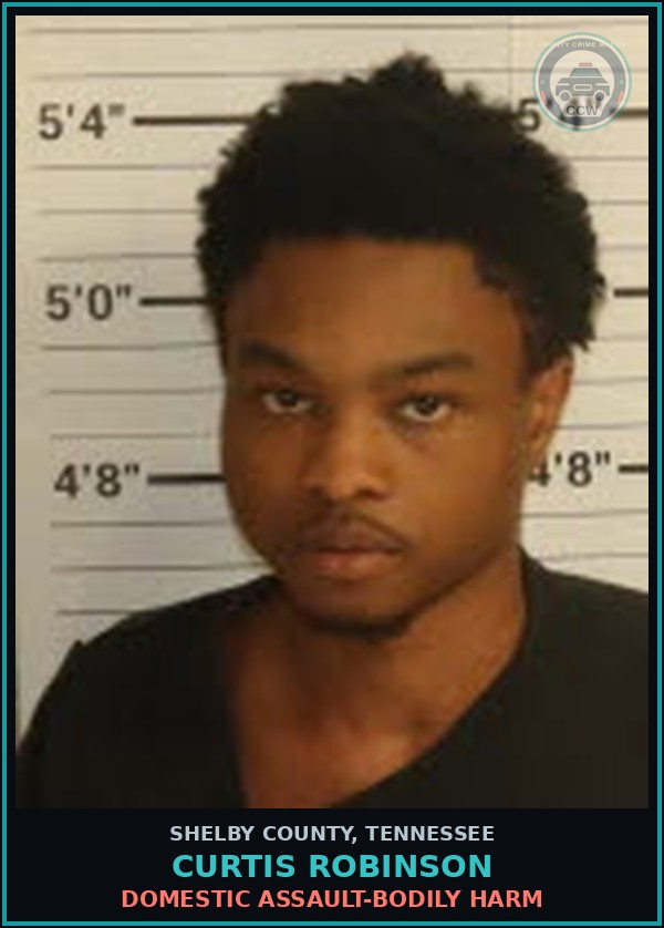 Booking mugshot of CURTIS ROBINSON in Shelby County