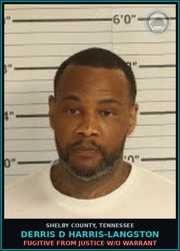 Booking mugshot of DERRIS D HARRIS-LANGSTON in Shelby County