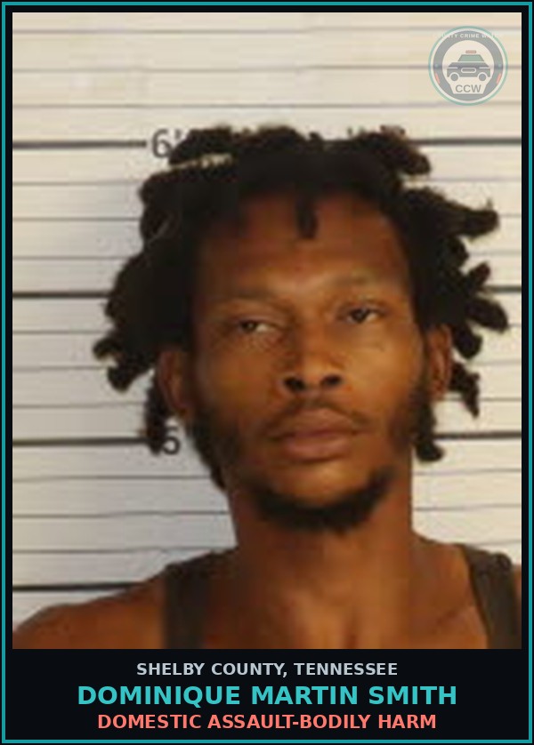 Booking mugshot of DOMINIQUE MARTIN SMITH in Shelby County
