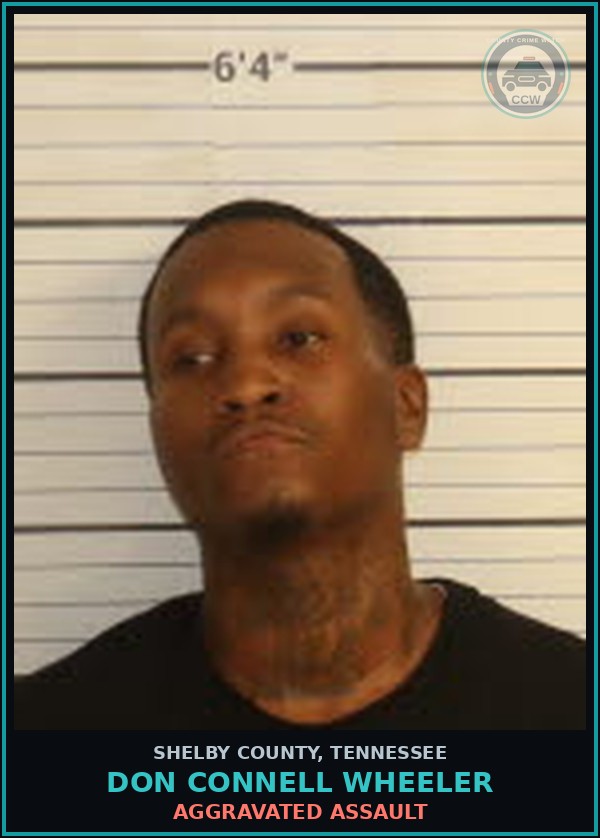 Booking mugshot of DON CONNELL WHEELER in Shelby County