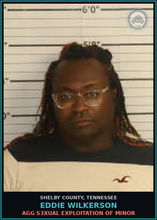 Booking mugshot of EDDIE WILKERSON in Shelby County
