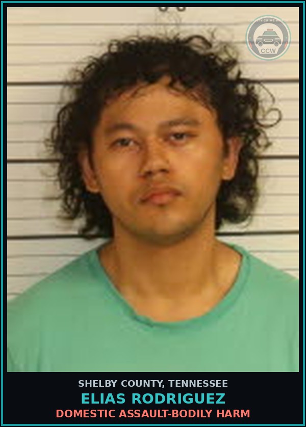 Booking mugshot of ELIAS RODRIGUEZ in Shelby County