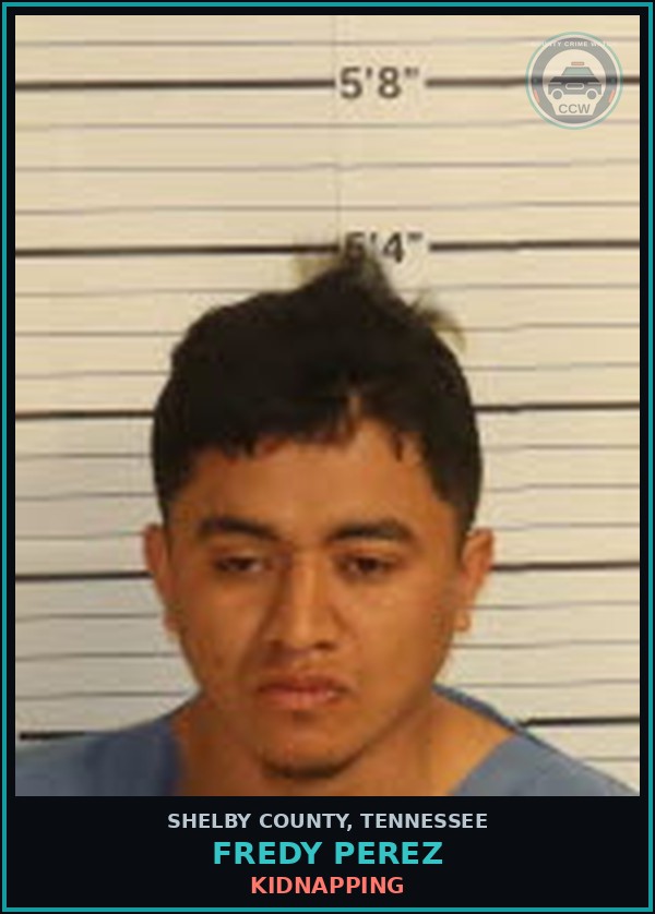 Booking mugshot of FREDY PEREZ in Shelby County