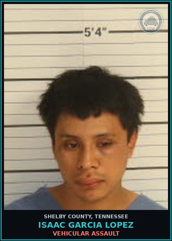 Booking mugshot of ISAAC GARCIA LOPEZ in Shelby County