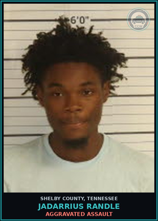 Booking mugshot of JADARRIUS RANDLE in Shelby County