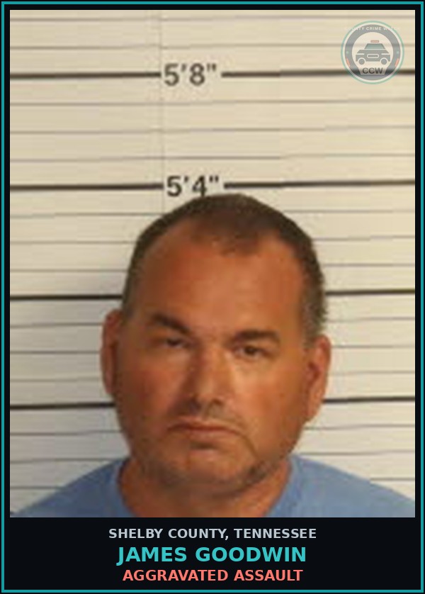 Booking mugshot of JAMES GOODWIN in Shelby County