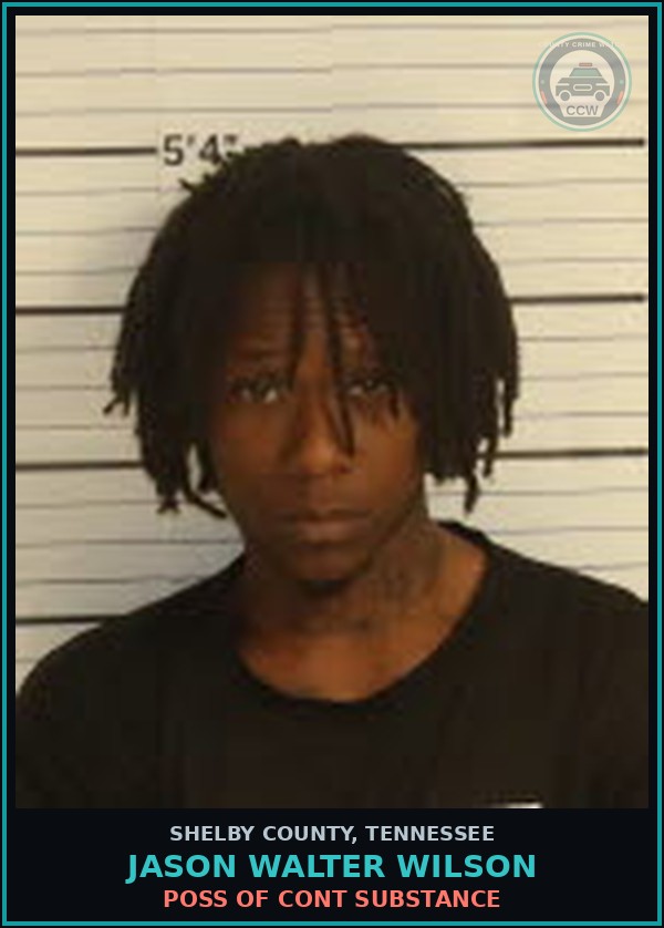 Booking mugshot of JASON WALTER WILSON in Shelby County