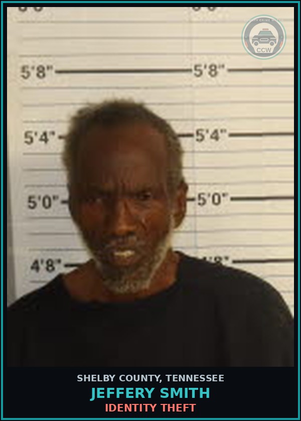 Booking mugshot of JEFFERY SMITH in Shelby County