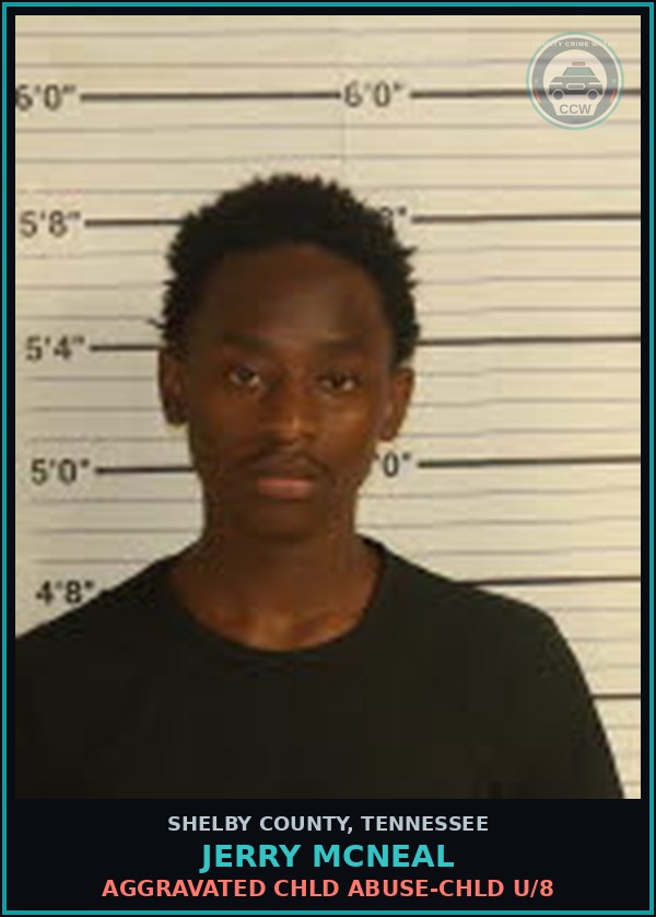 Booking mugshot of JERRY MCNEAL in Shelby County