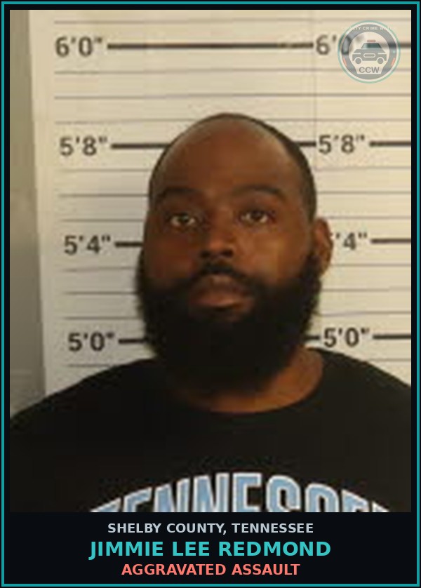 Booking mugshot of JIMMIE LEE REDMOND in Shelby County
