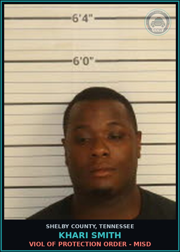Booking mugshot of KHARI SMITH in Shelby County