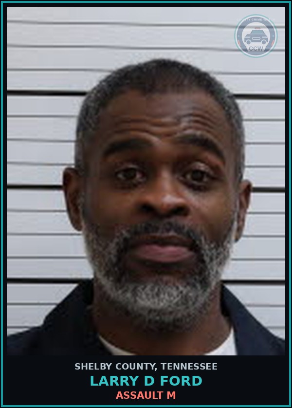 Booking mugshot of LARRY D FORD in Shelby County
