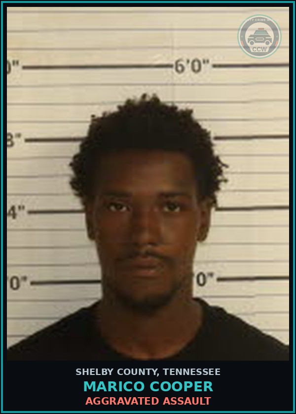 Booking mugshot of MARICO COOPER in Shelby County