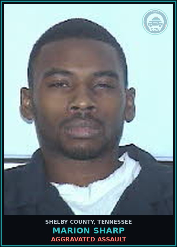Booking mugshot of MARION SHARP in Shelby County