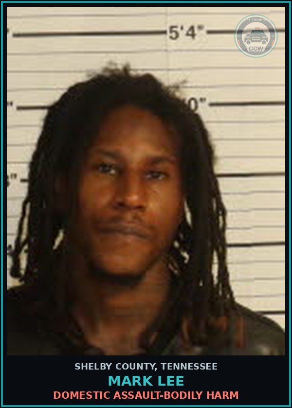 Booking mugshot of MARK LEE in Shelby County