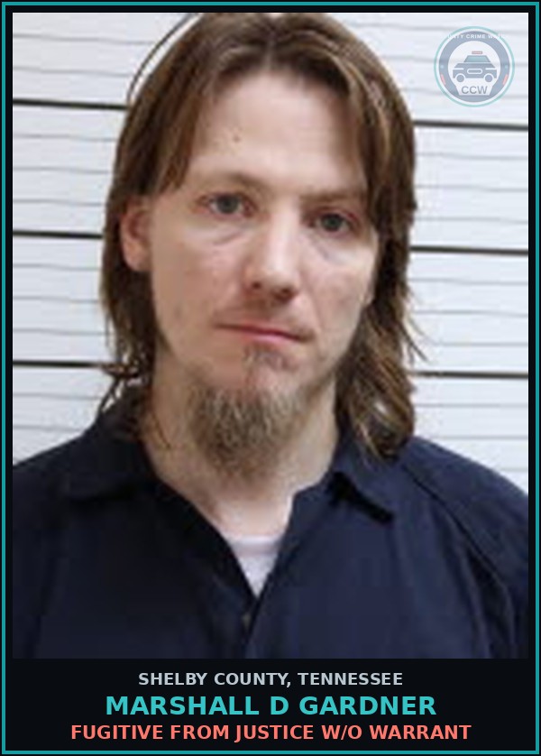 Booking mugshot of MARSHALL D GARDNER in Shelby County