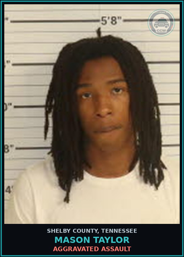 Booking mugshot of MASON TAYLOR in Shelby County