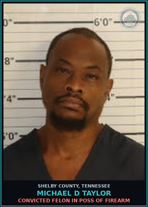 Booking mugshot of MICHAEL D TAYLOR in Shelby County