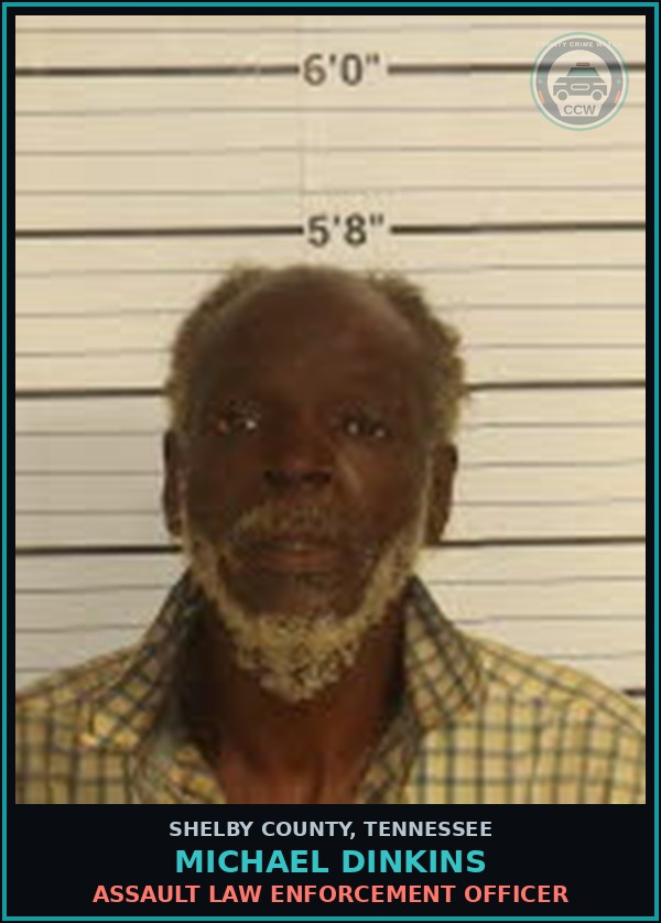 Booking mugshot of MICHAEL DINKINS in Shelby County