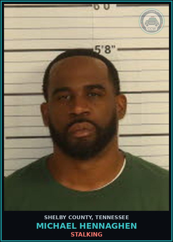 Booking mugshot of MICHAEL HENNAGHEN in Shelby County