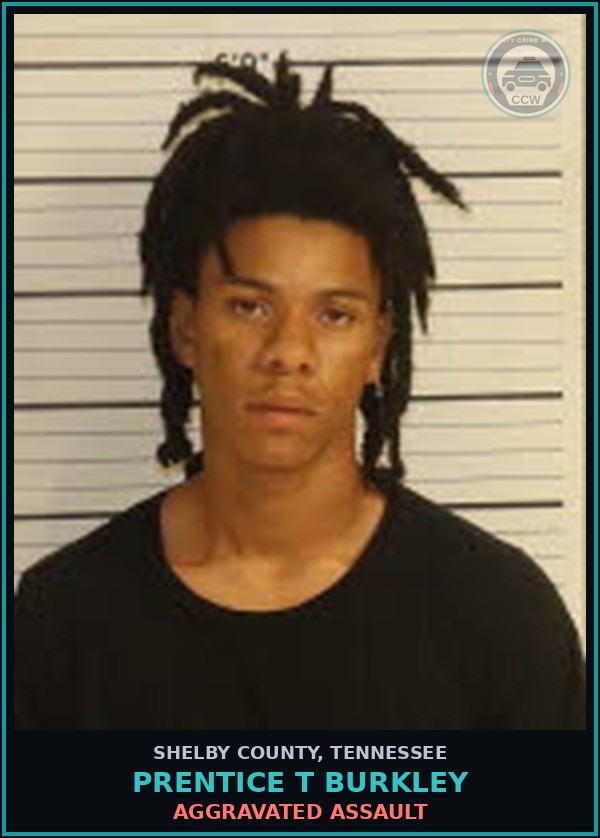 Booking mugshot of PRENTICE T BURKLEY in Shelby County