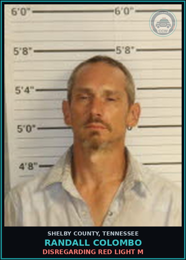 Booking mugshot of RANDALL COLOMBO in Shelby County