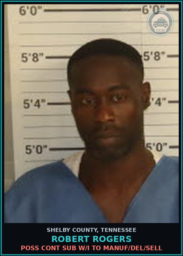 Booking mugshot of ROBERT ROGERS in Shelby County
