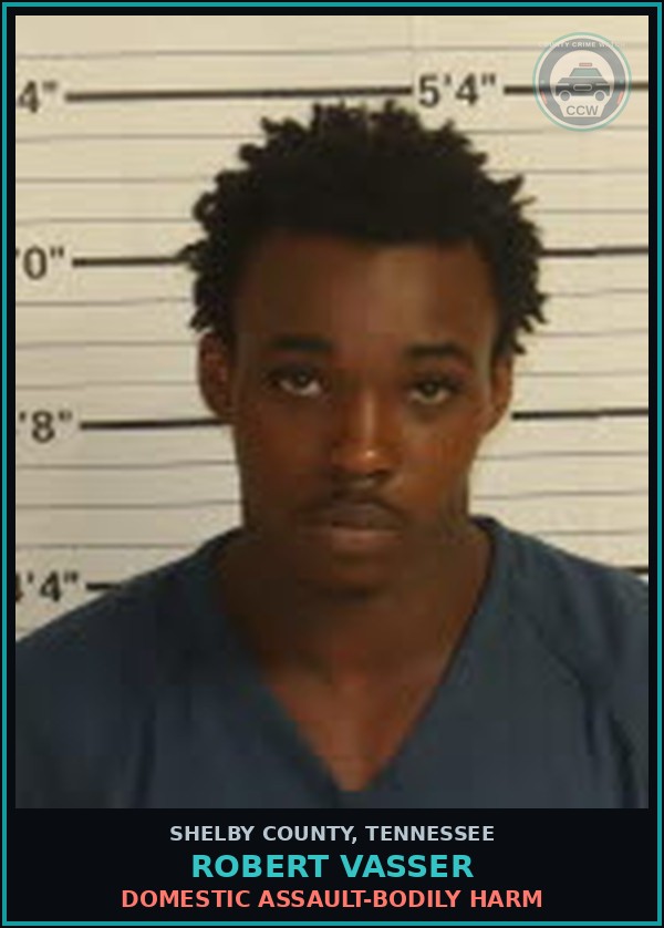 Booking mugshot of ROBERT VASSER in Shelby County