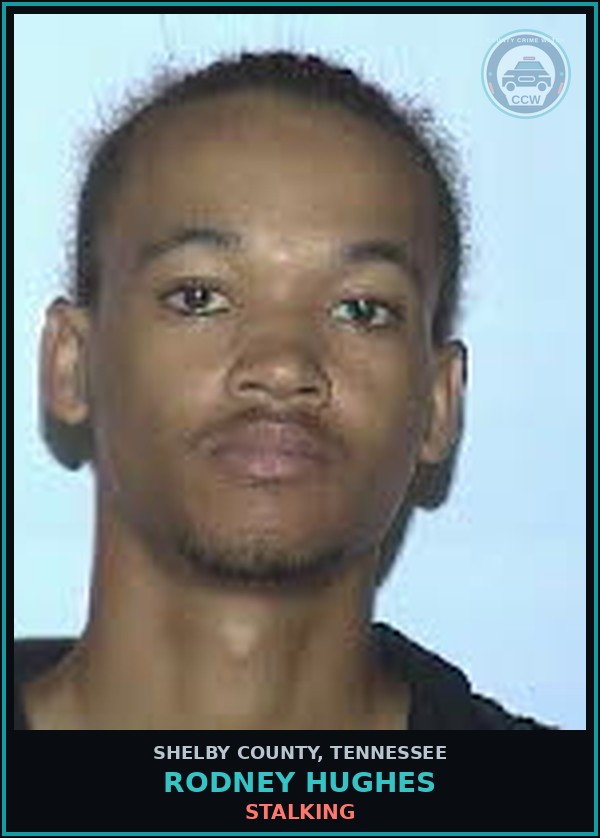 Booking mugshot of RODNEY HUGHES in Shelby County