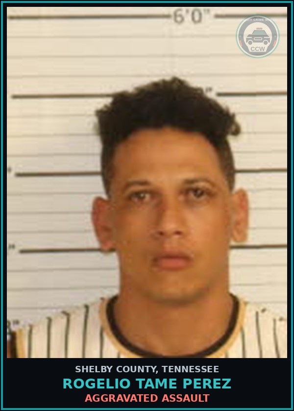 Booking mugshot of ROGELIO TAME PEREZ in Shelby County