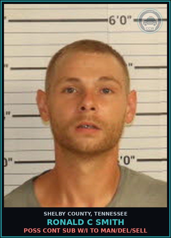 Booking mugshot of RONALD C SMITH in Shelby County