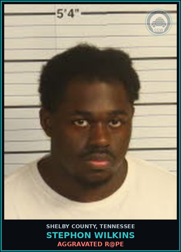 Booking mugshot of STEPHON WILKINS in Shelby County