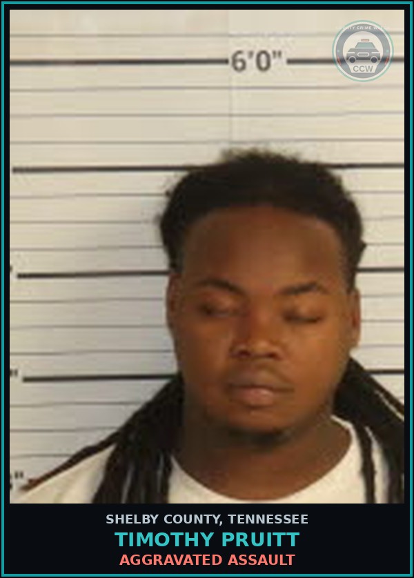 Booking mugshot of TIMOTHY PRUITT in Shelby County