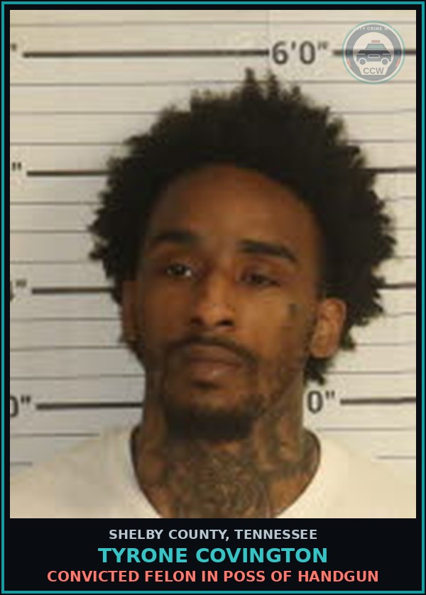 Booking mugshot of TYRONE COVINGTON in Shelby County
