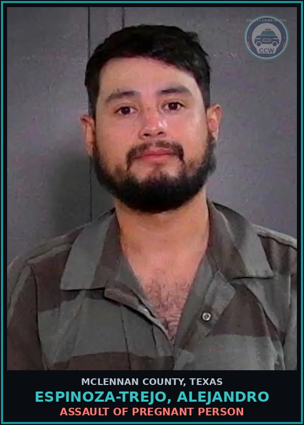 Booking mugshot of ESPINOZA-TREJO, ALEJANDRO in McLennan County