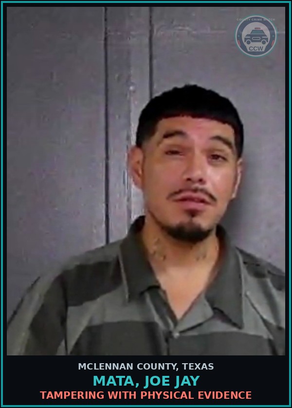 Booking mugshot of MATA, JOE JAY in McLennan County
