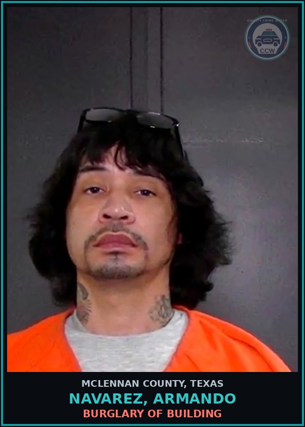 Booking mugshot of NAVAREZ, ARMANDO in McLennan County