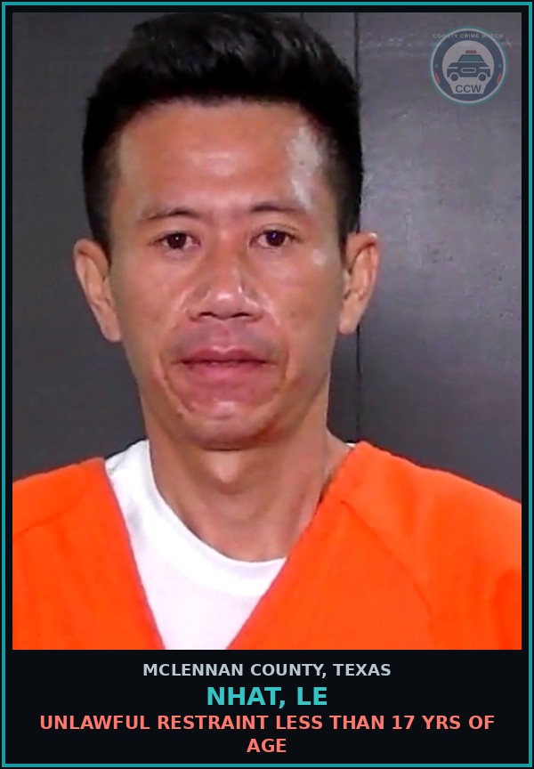 Booking mugshot of NHAT, LE in McLennan County