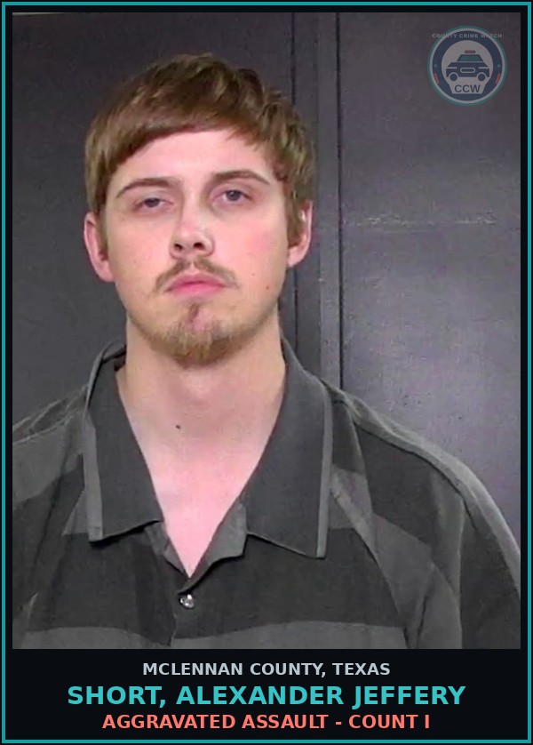 Booking mugshot of SHORT, ALEXANDER JEFFERY in McLennan County