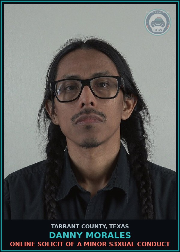 Booking mugshot of Danny Morales in Tarrant County