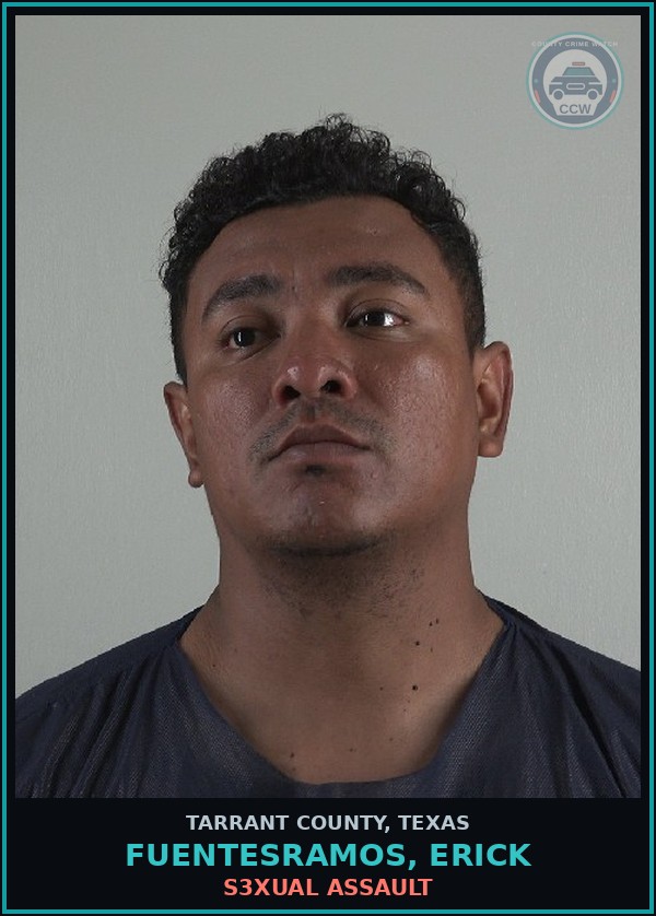 Booking mugshot of Fuentesramos, Erick in Tarrant County