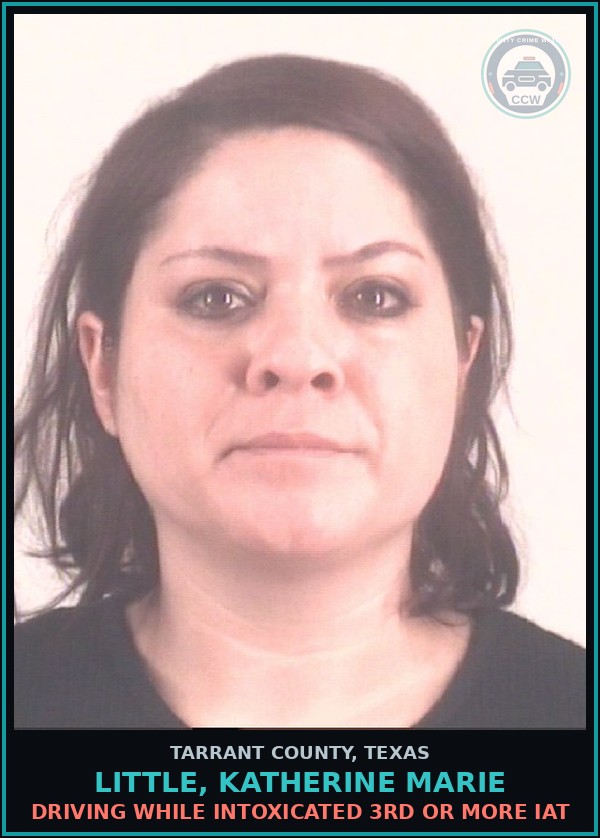 Booking mugshot of Little, Katherine Marie in Tarrant County