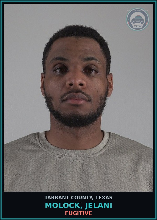 Booking mugshot of Molock, Jelani in Tarrant County