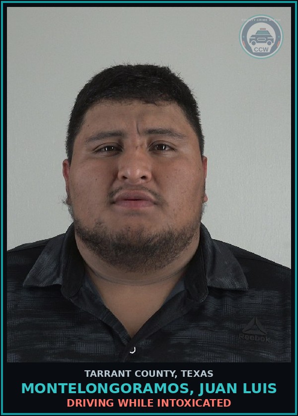 Booking mugshot of Montelongoramos, Juan Luis in Tarrant County