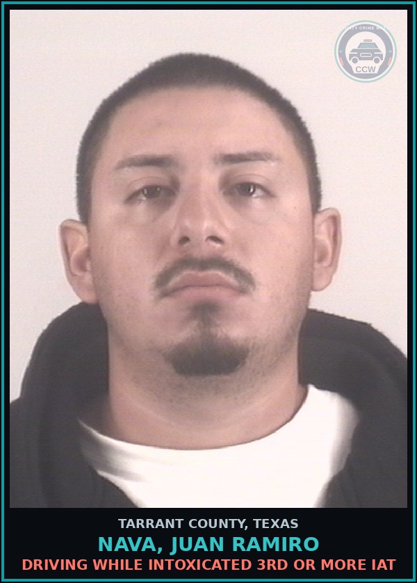 Booking mugshot of Nava, Juan Ramiro in Tarrant County