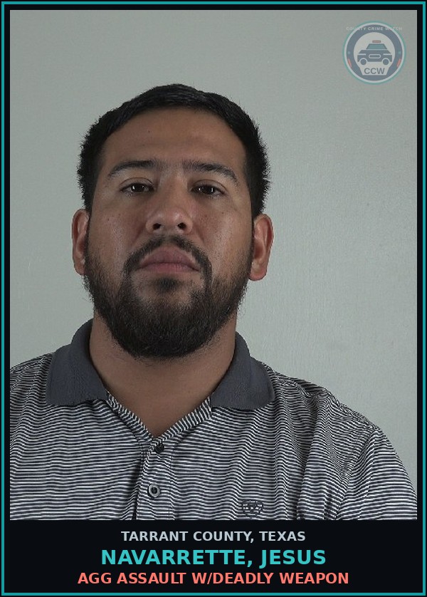 Booking mugshot of Navarrette, Jesus in Tarrant County