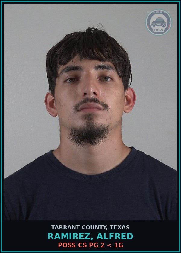 Booking mugshot of Ramirez, Alfred in Tarrant County